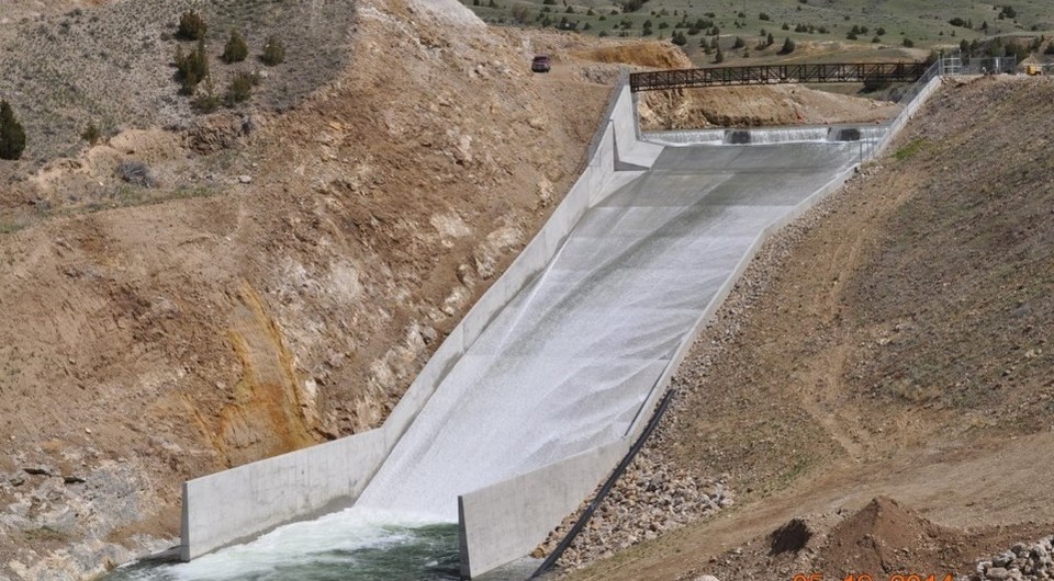 Ruby Dam Spillway